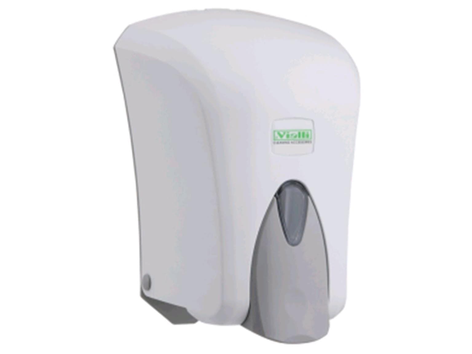 Distributore di sapone con serbatoio per sapone liquido da 1000 ml, bianco, 15,5 x 12,5 x 22 cm