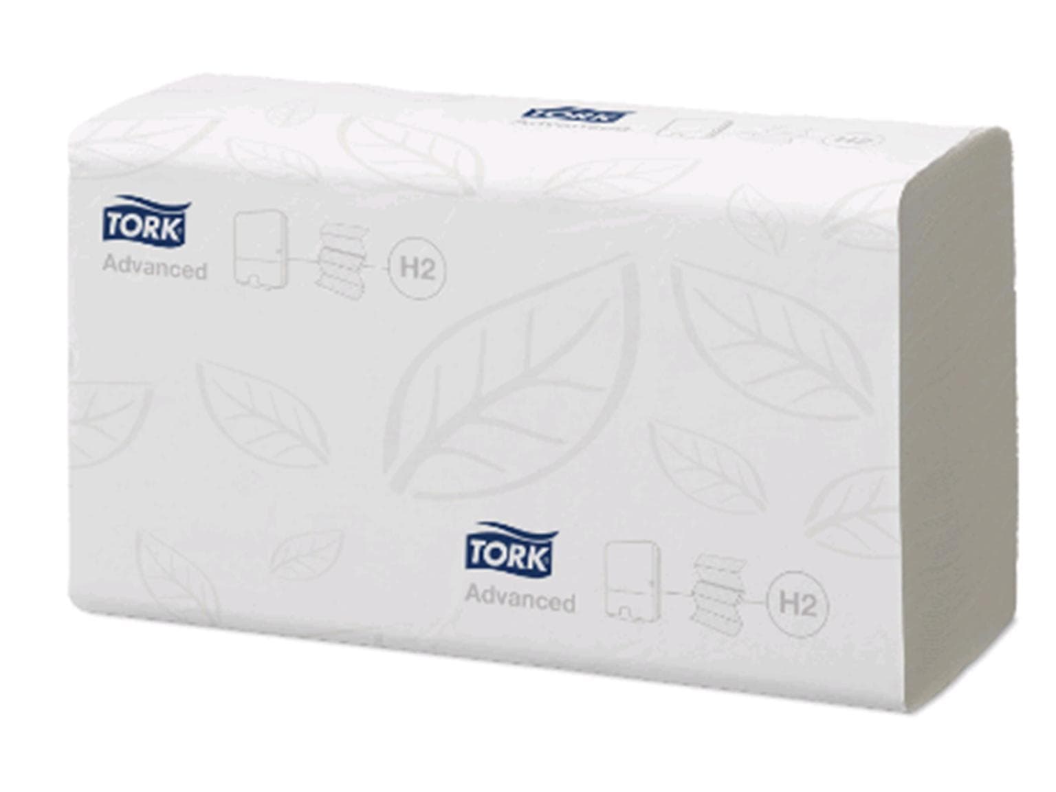 Asciugamani piegati Tork Advanced (H2), carta velina bianca, 2 veli, piegati a Z,