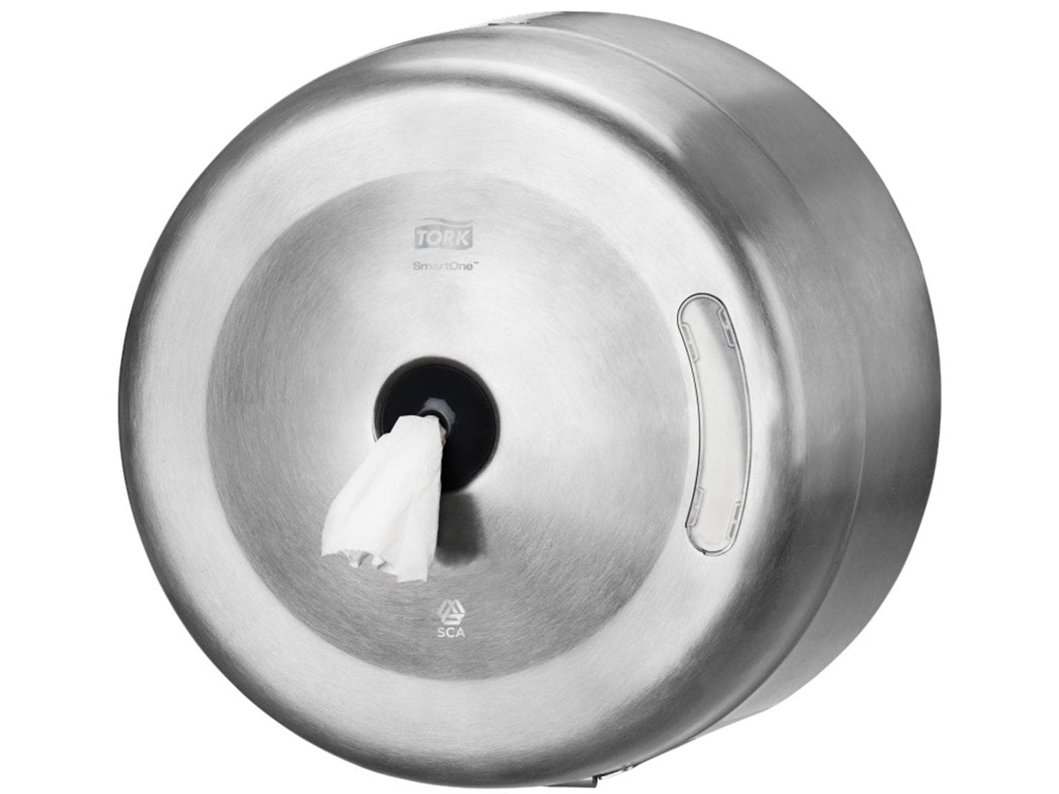 Distributore di carta igienica Tork SmartOne - T8 H270 x P170 x L270 mm, acciaio inossidabile,