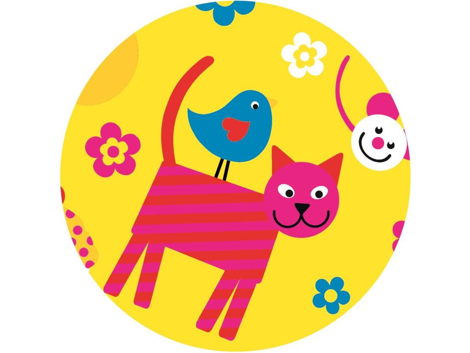 Casquettes en carton mat, 67 mm, « HAPPY KIDS »