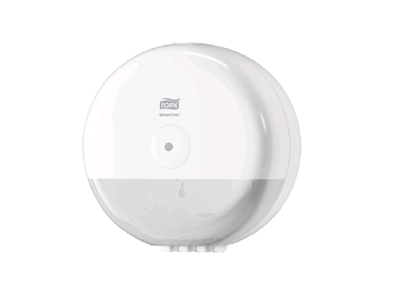 Tork SmartOne, mini dispenser di carta igienica H219 x P156 x L219 mm, bianco, plastica