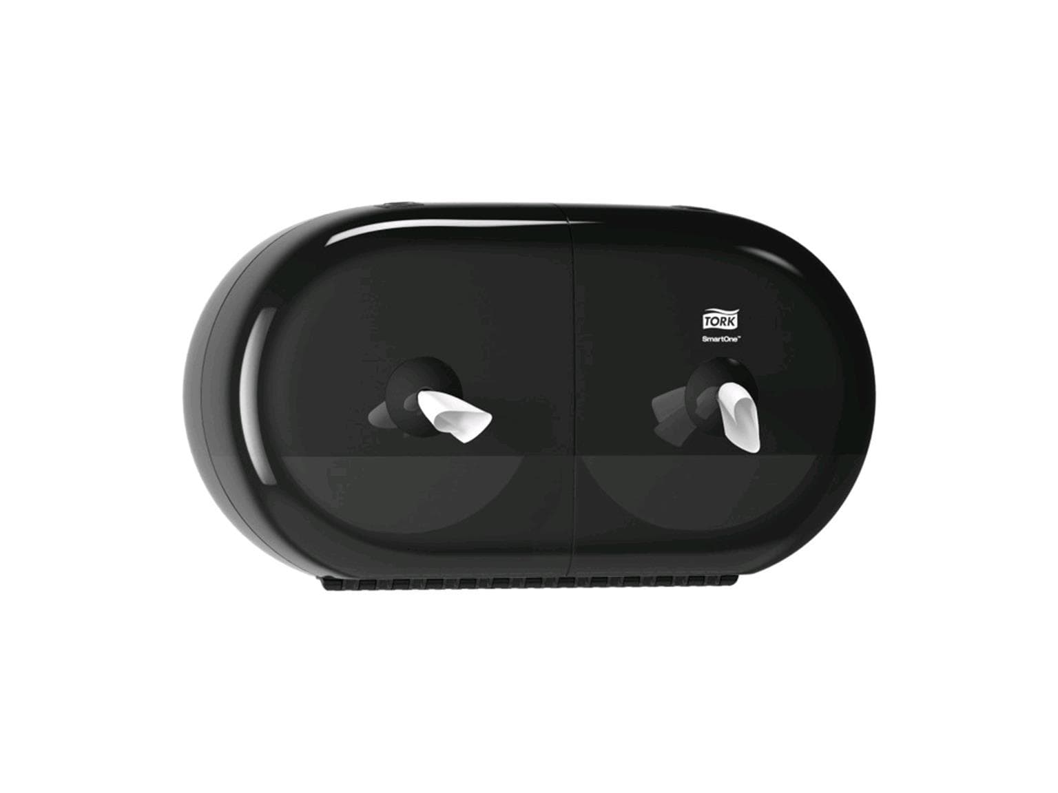 Distributore di carta igienica Mini Smart One T9 in plastica, nero, L398 x A221 x P156 mm