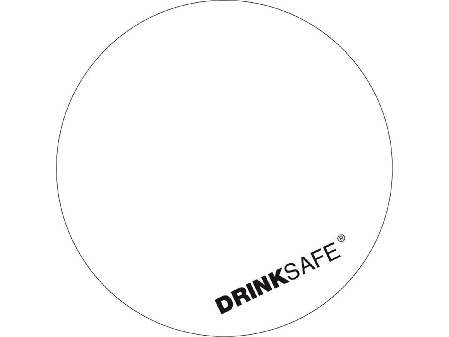 Capsules carton mat, 62 mm, « DRINKSAFE / BEE »