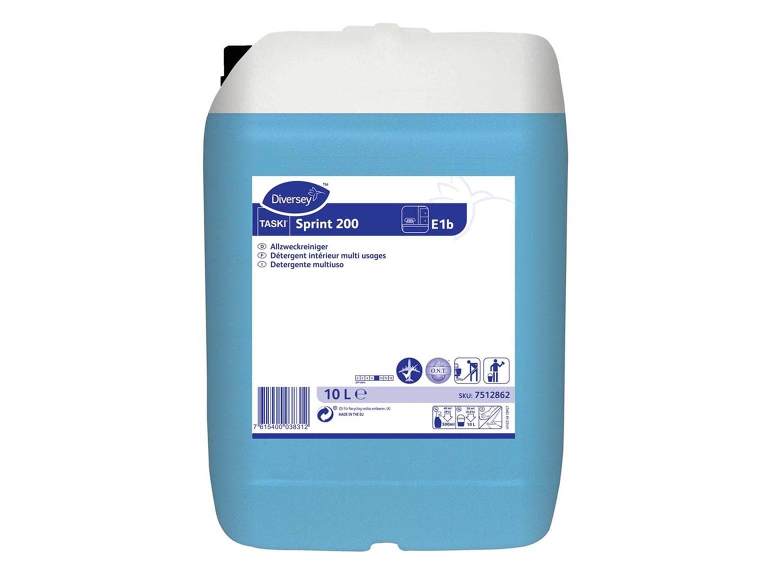 TASKI Sprint 200 E1b, detergente di manutenzione a base di alcol