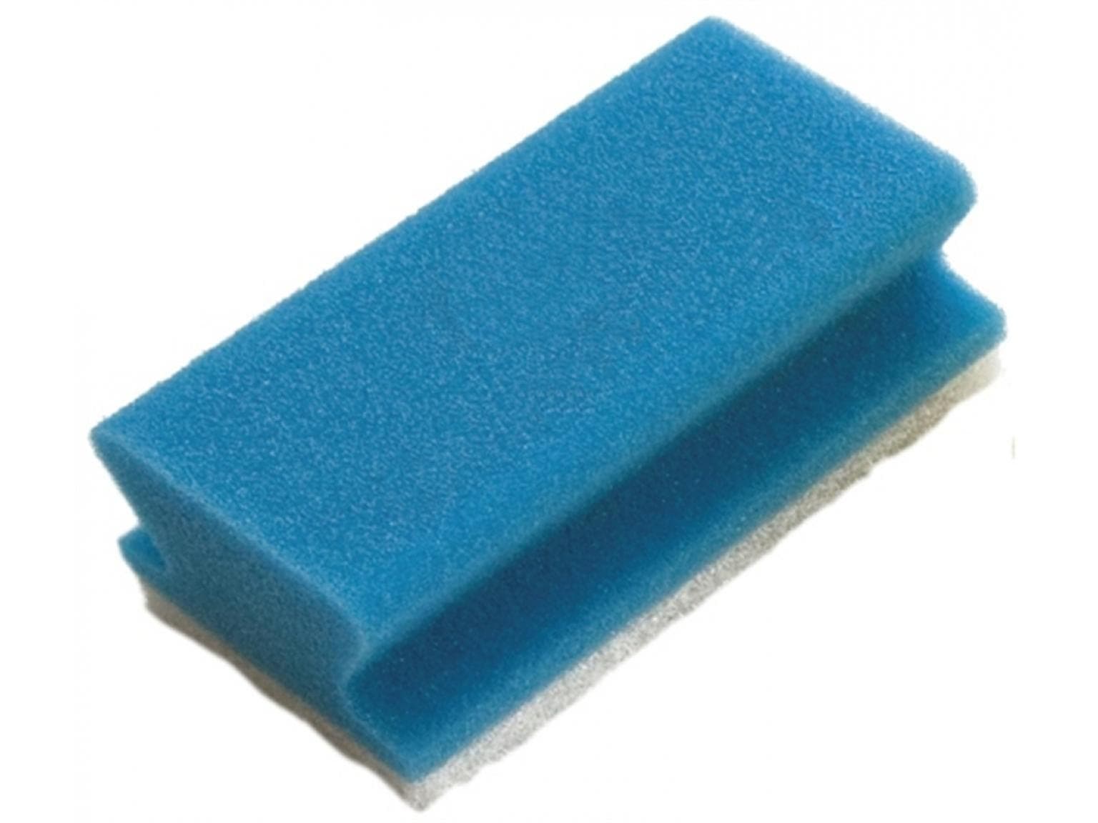 Tampons éponges TASKI, doux et délicats, bleu/blanc, 13 x 7,5 cm