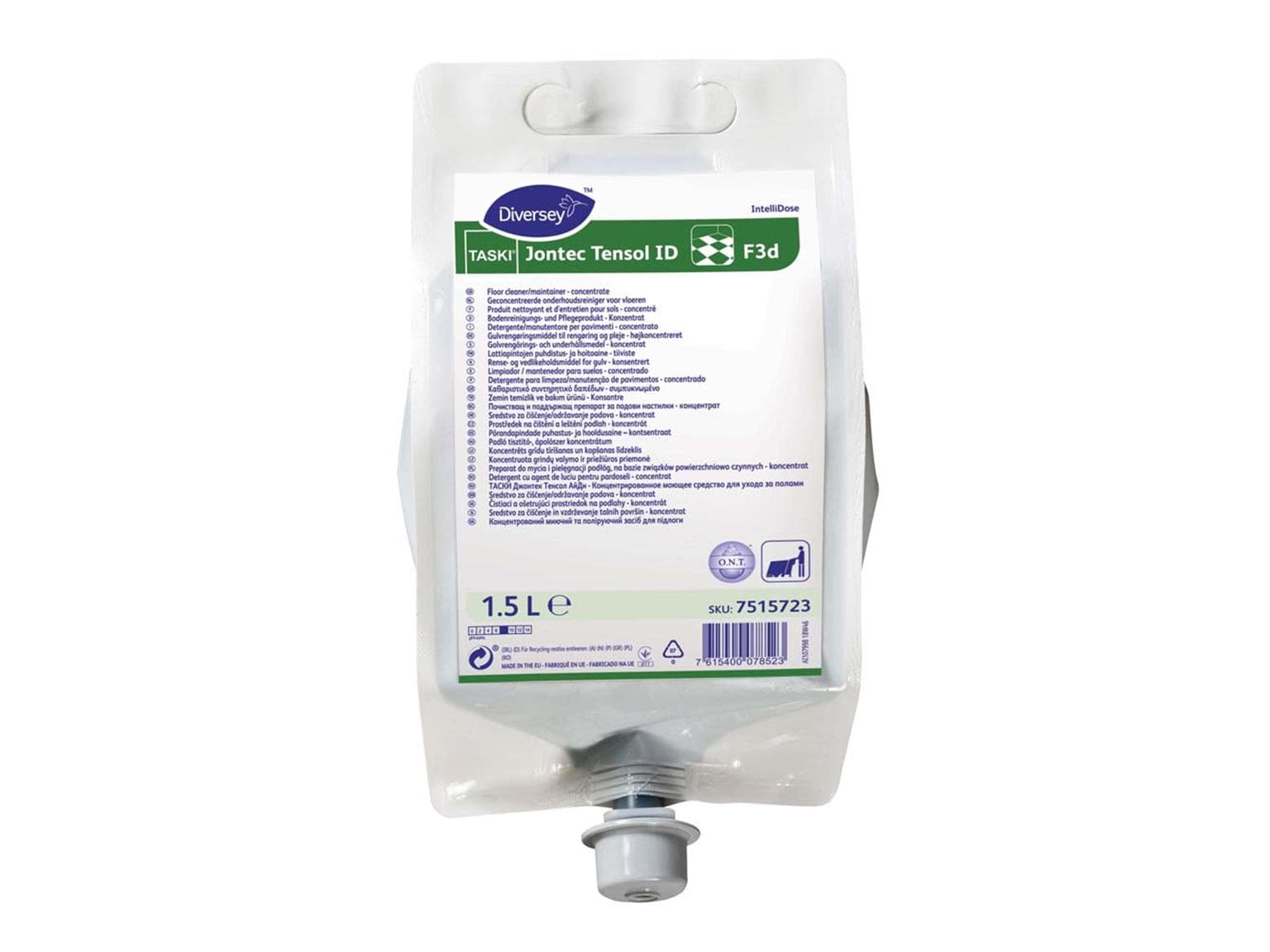 Detergente per pavimenti TASKI Jontec Tensol JFit, 2 sacchetti da 1,5 l