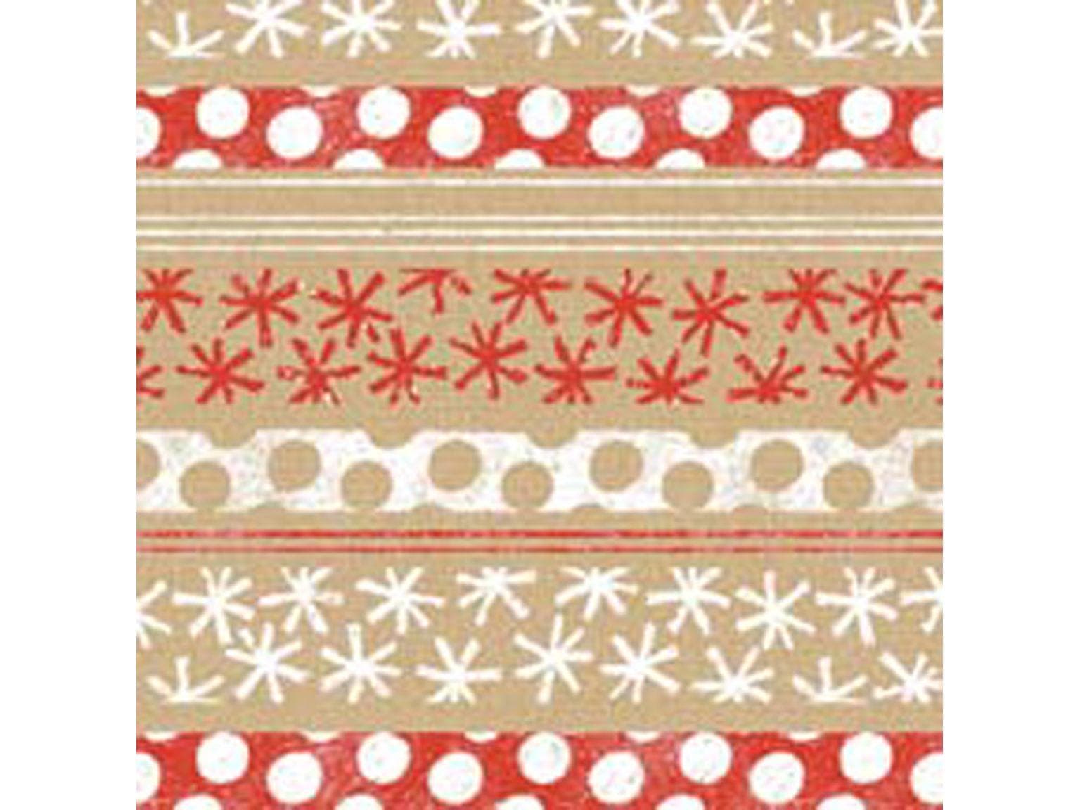 Tovaglioli Airlaid 60 gm2, 40 x 40 cm piegati 1/4, "Berit" marrone dorato-rosso