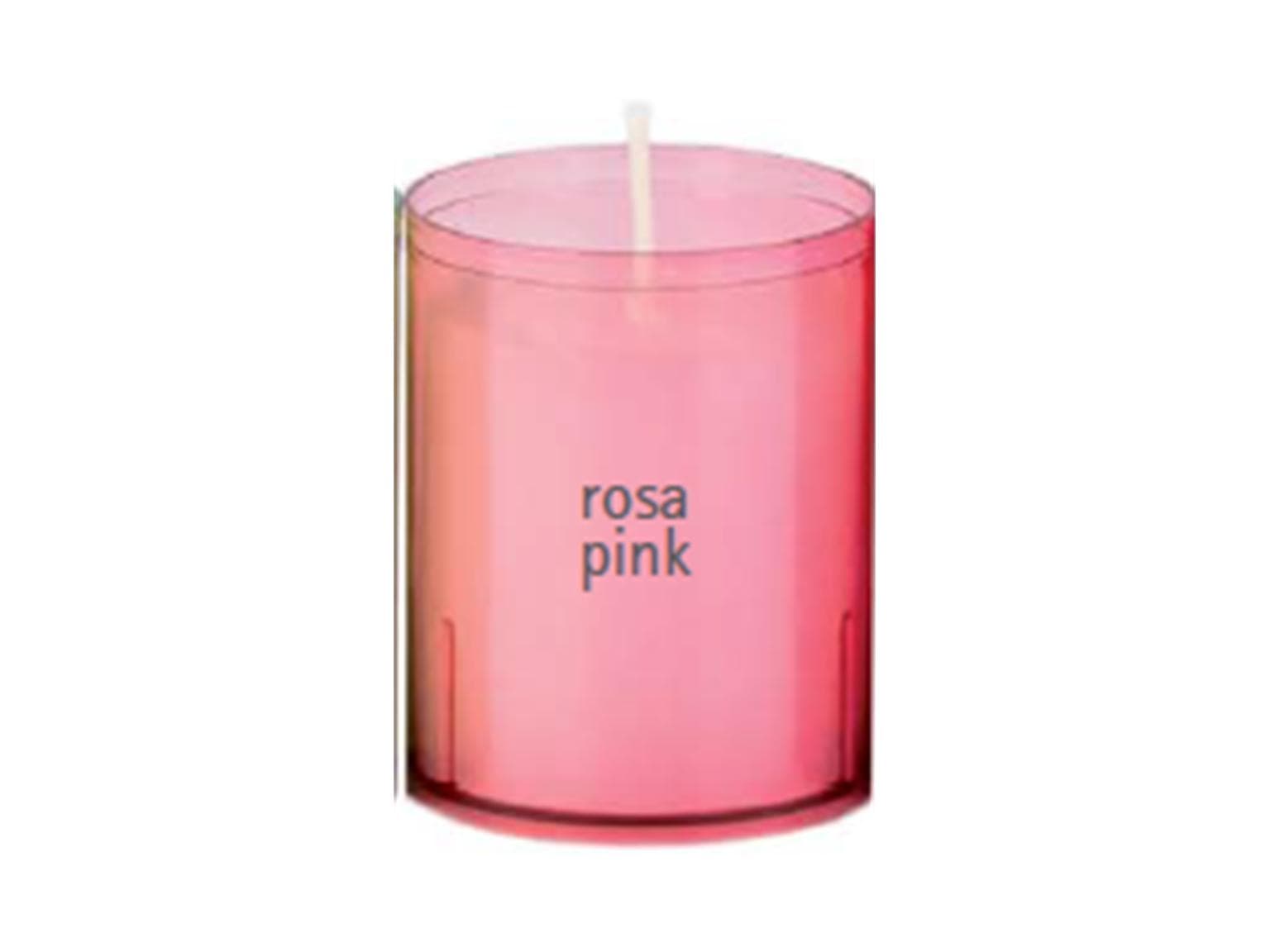 Recharges, 63 mm, durée de combustion 24 heures, rose