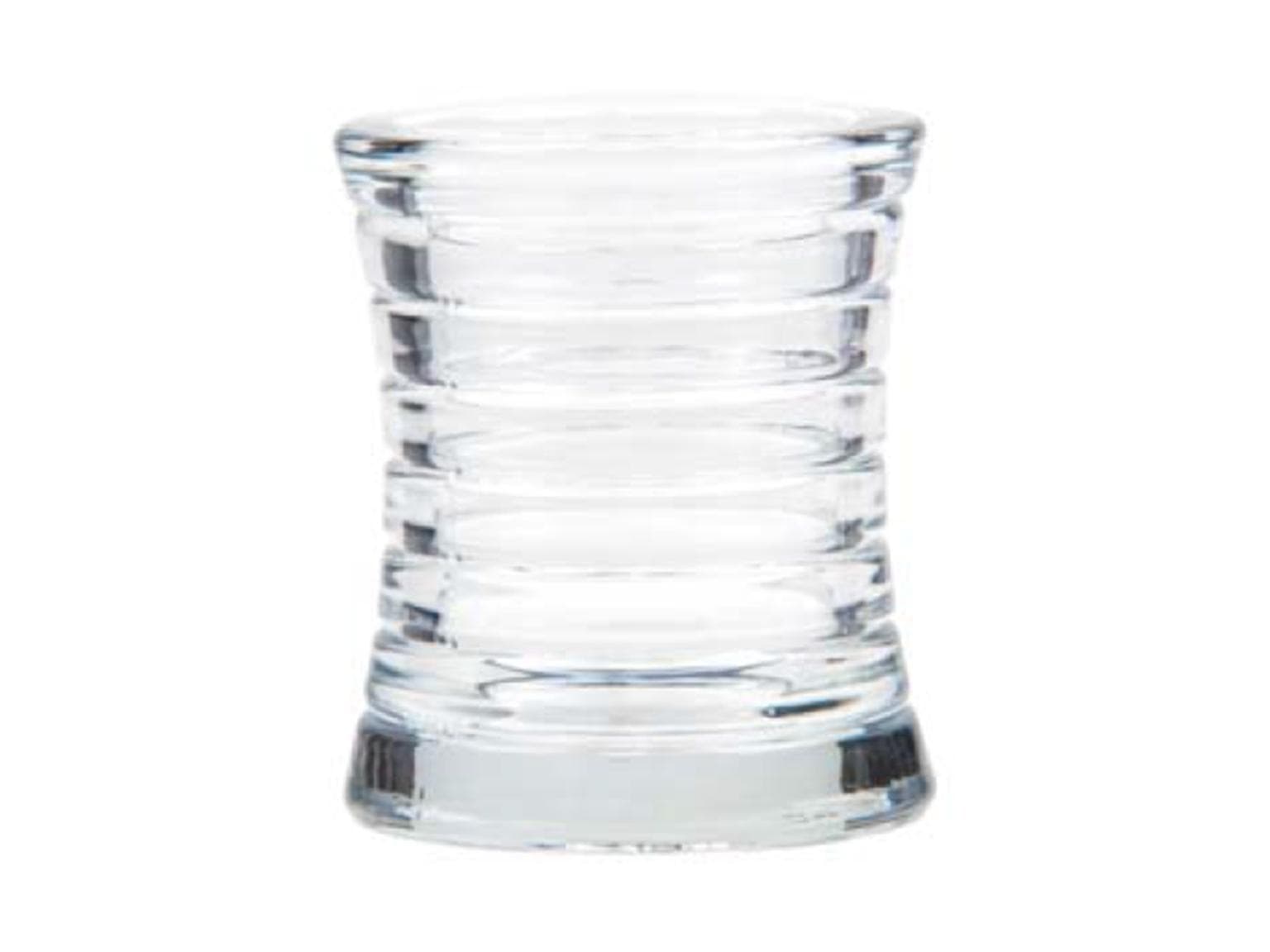 Verre à bougie, 80 x 100 mm, Courbe transparente