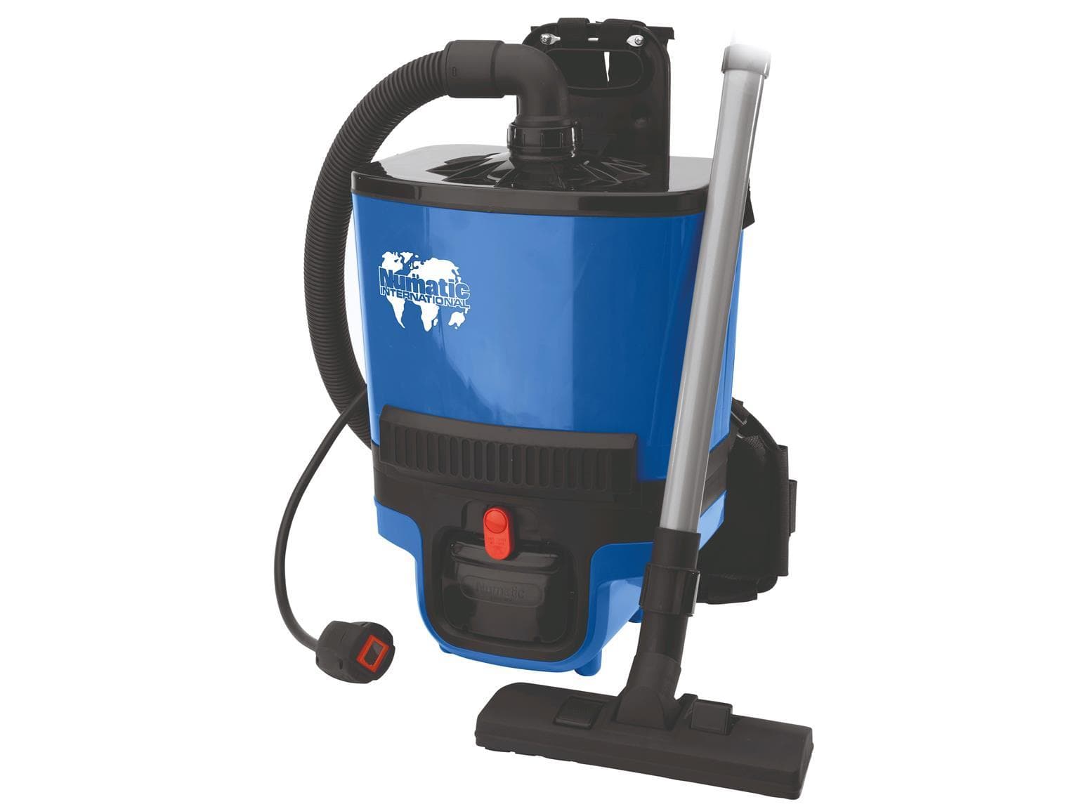 Aspirapolvere a zaino a batteria RSB140/1, blu, set accessori AA30E