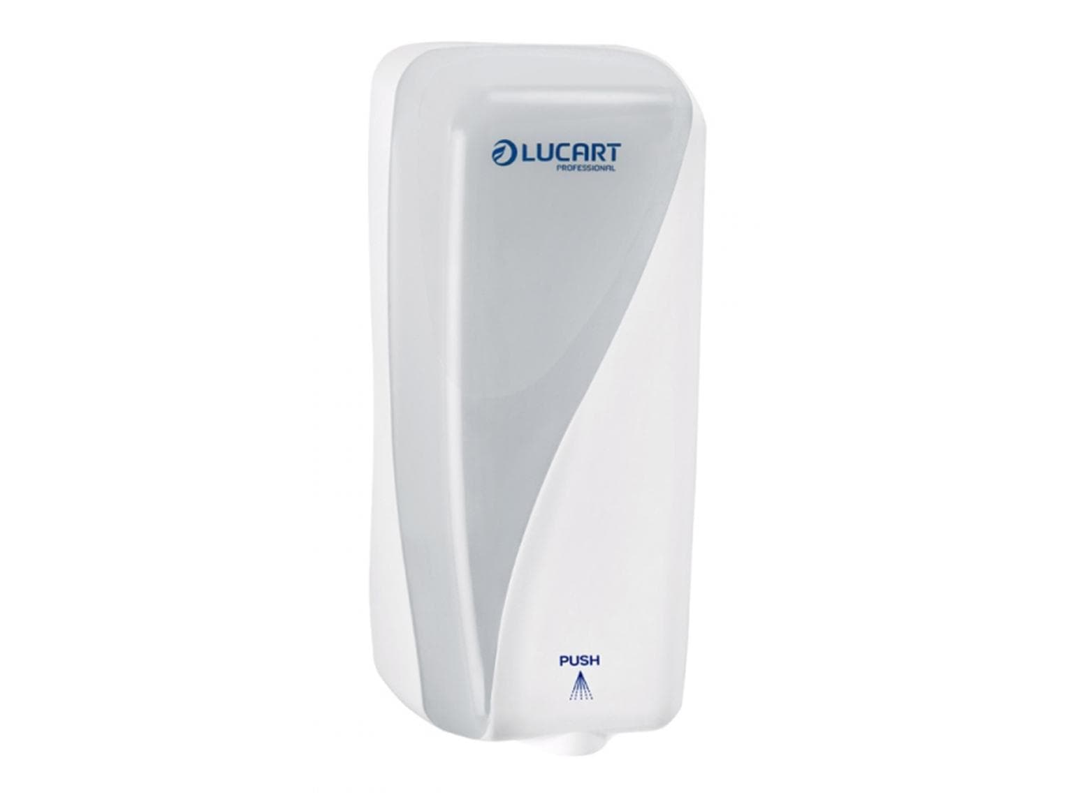 Distributeur de savon en spray, blanc, 262 x 118 x 132 mm Distributeur de sacs, 262 x 118 x 132 mm