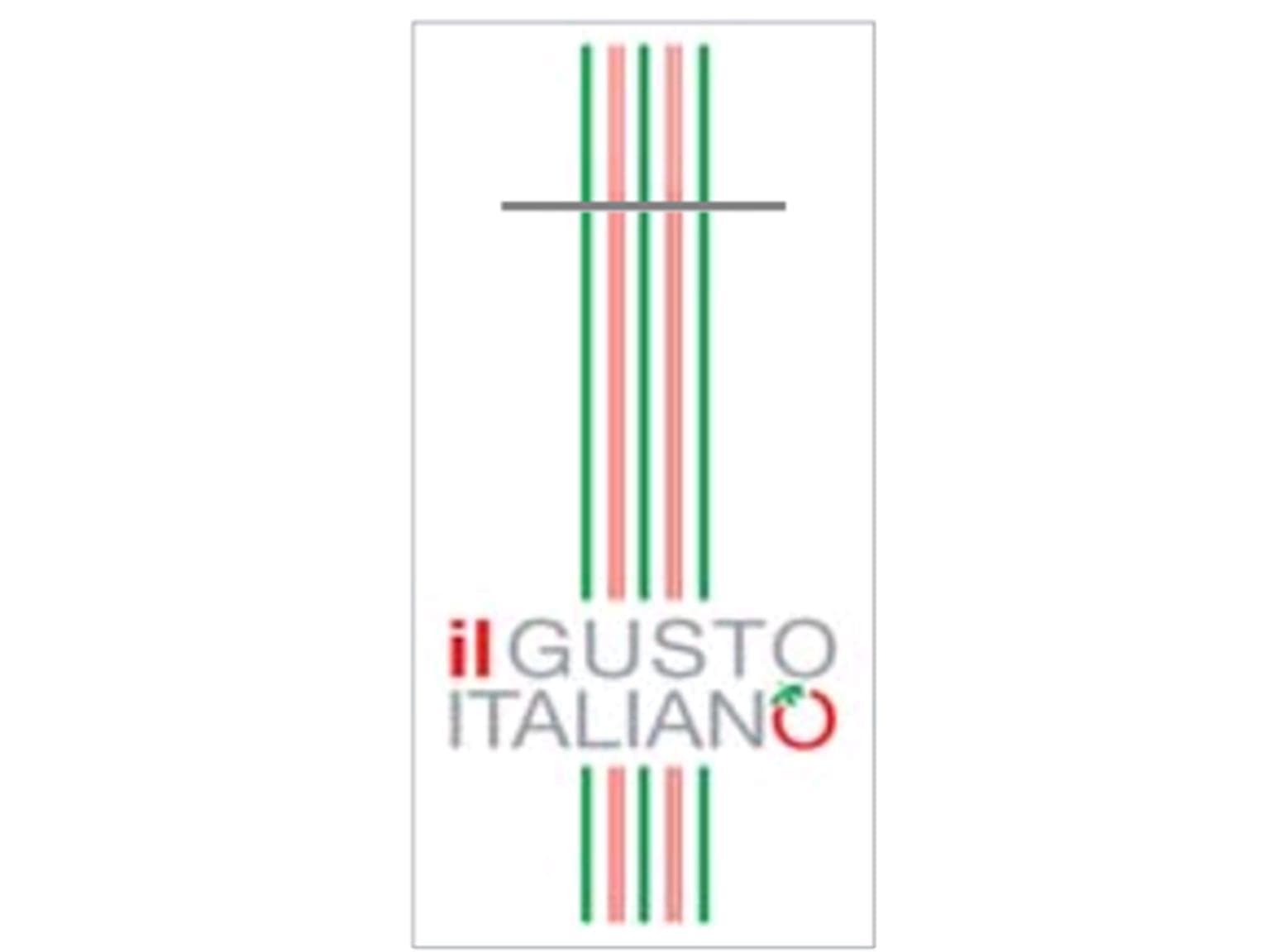 Tovagliolo monouso Airlaid, 40 x 33 cm, piega 1/8, "IL GUSTO ITALIANO"