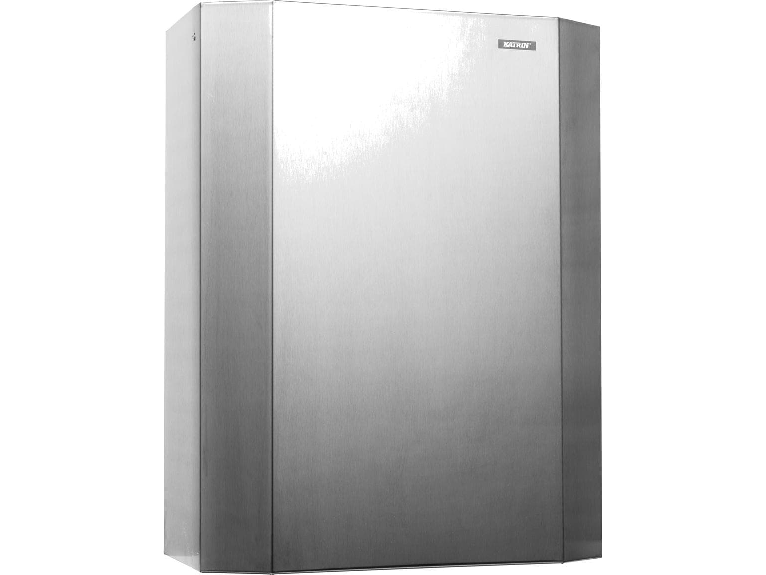 Cestino per rifiuti Katrin, in acciaio inox 460 x 355 x 170 mm
