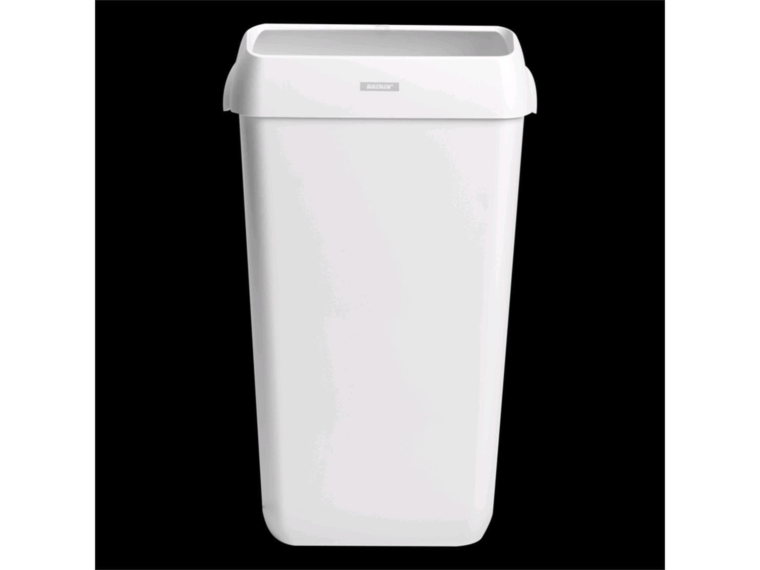 Pattumiera Katrin 25 Lt., plastica bianca, H 550 x L 330 x P 230 mm,