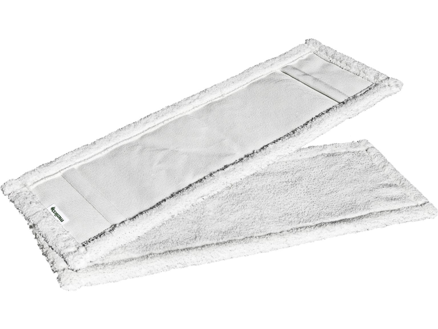 Mocio in microfibra bianco, 40 cm, rivestimento 100% microfibra per tutti i pavimenti lisci e