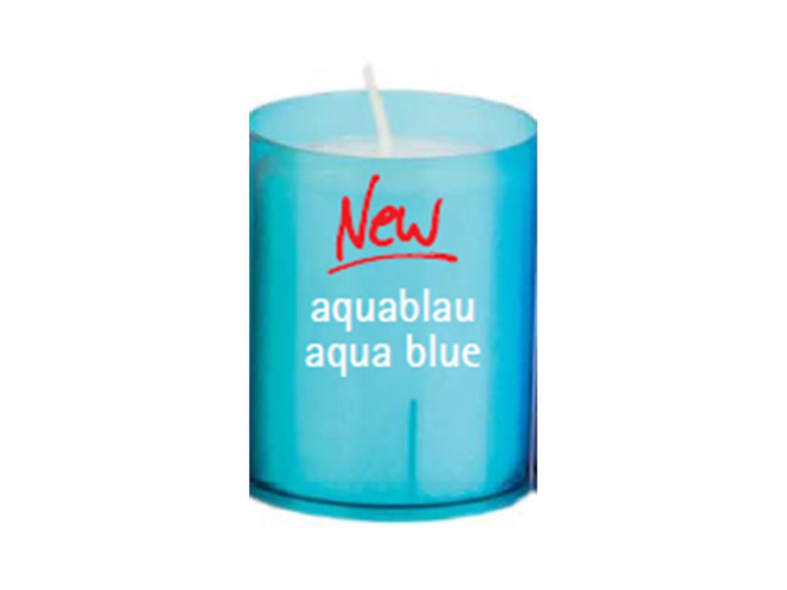Recharges, 63 mm, durée de combustion 24 heures, bleu aqua