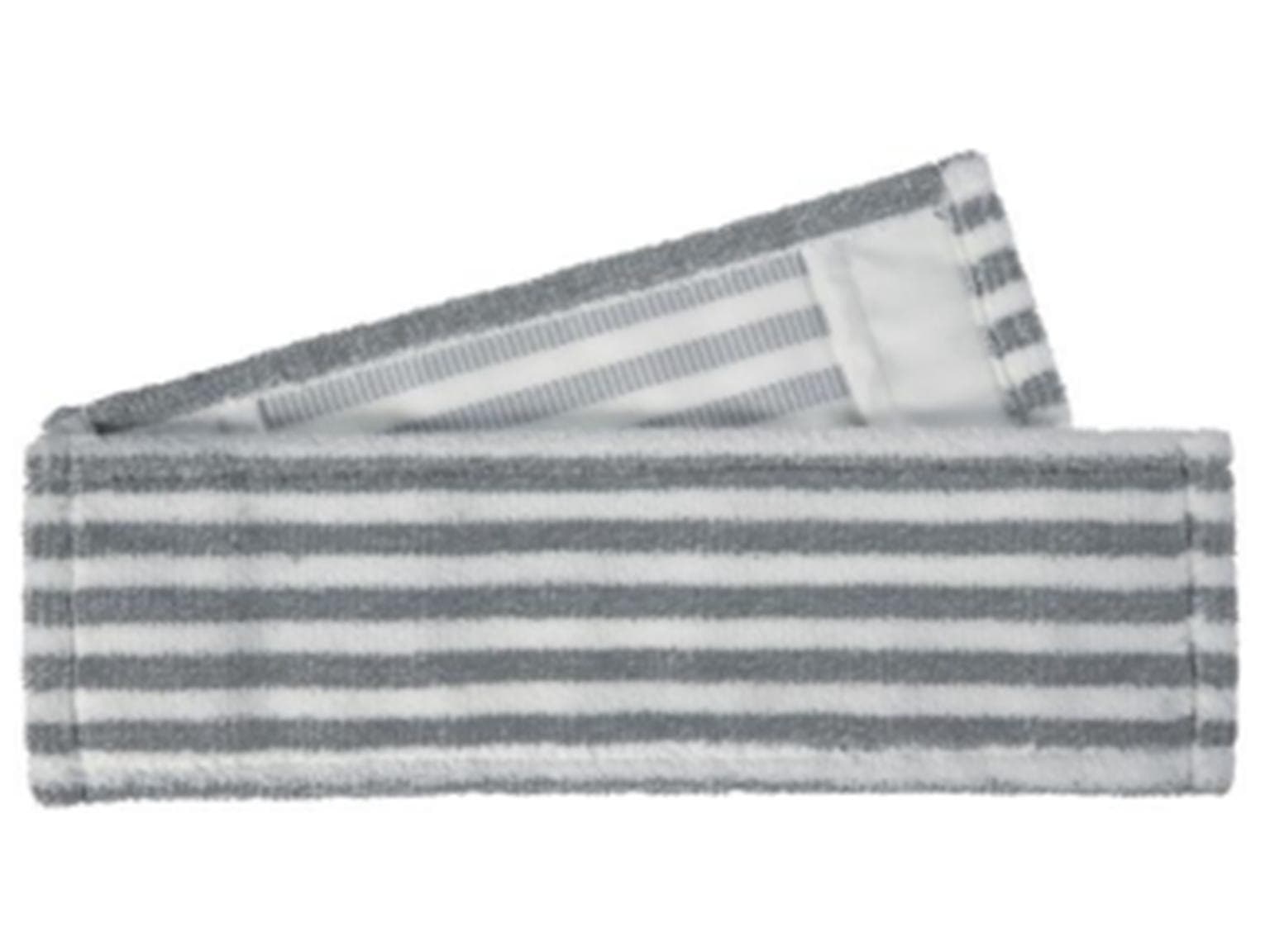 Mocio in microfibra con setole 40 cm, bianco/grigio