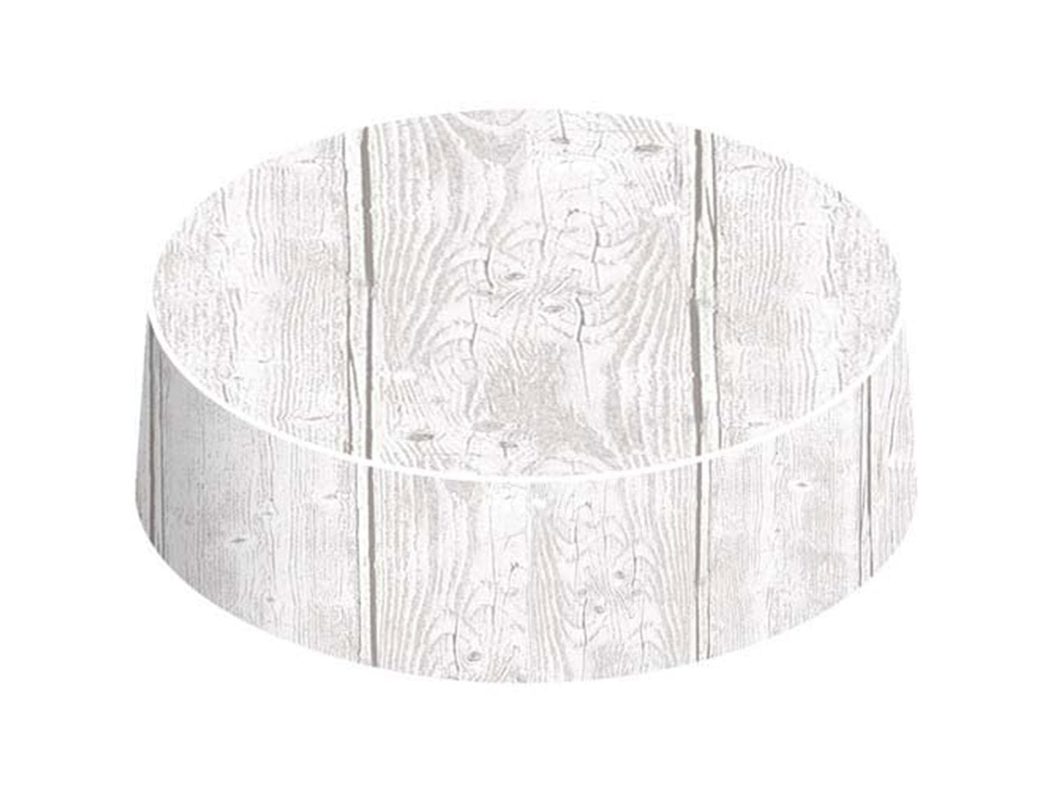 Capuchons en carton mat, 105 mm, bois (gris)