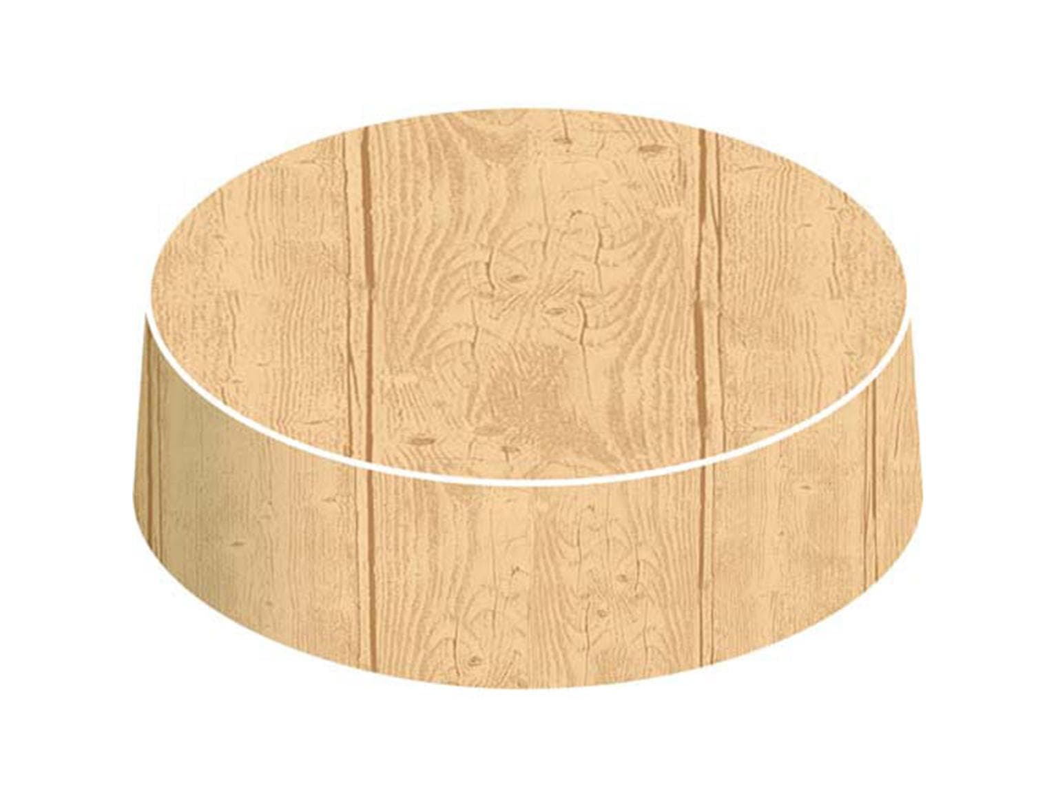 Capuchons en carton mat, 80 mm, bois (marron)