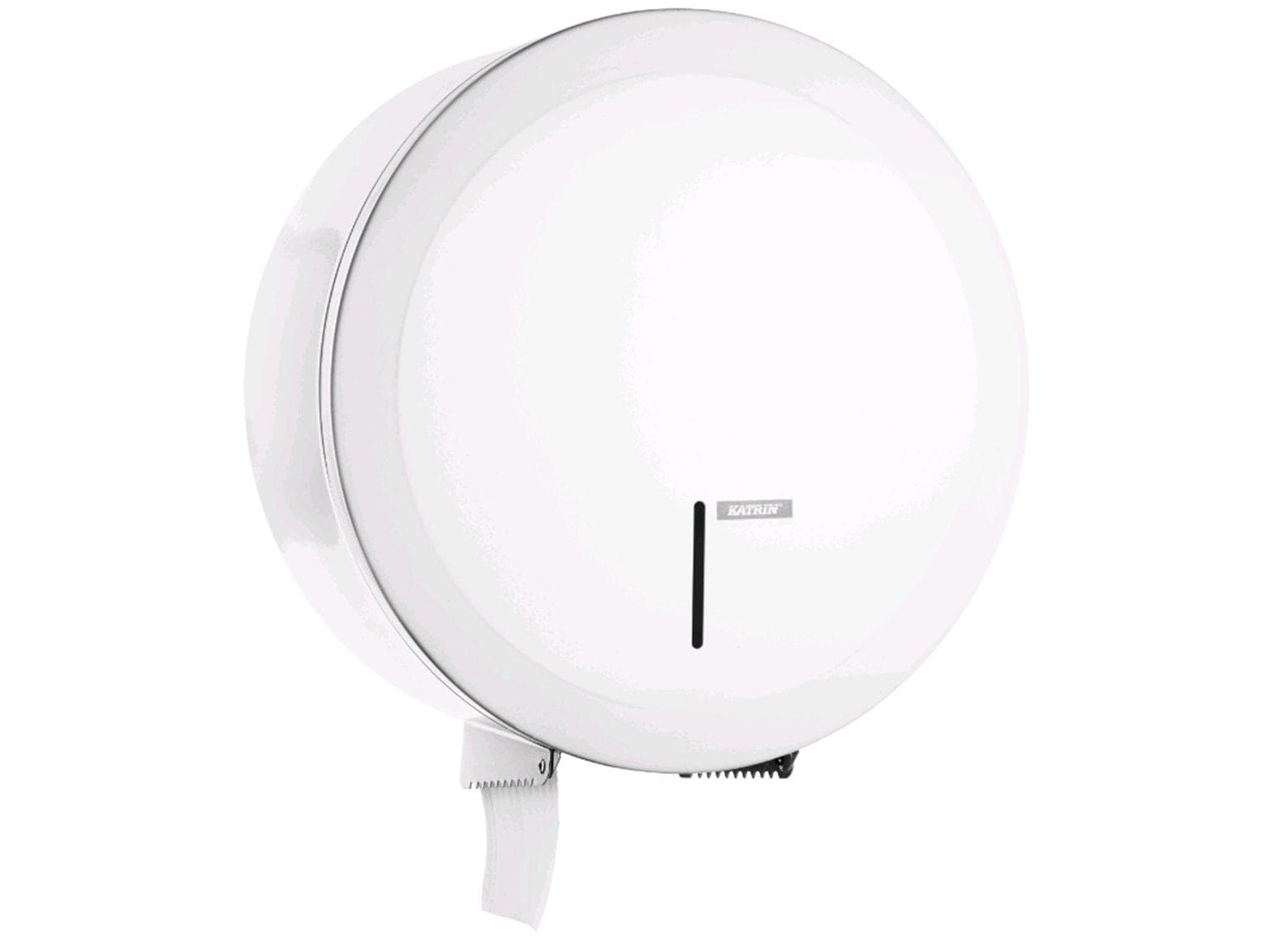Distributore di carta igienica Gigantbox L bianco per rotoli jumbo, ø max. 320 mm,