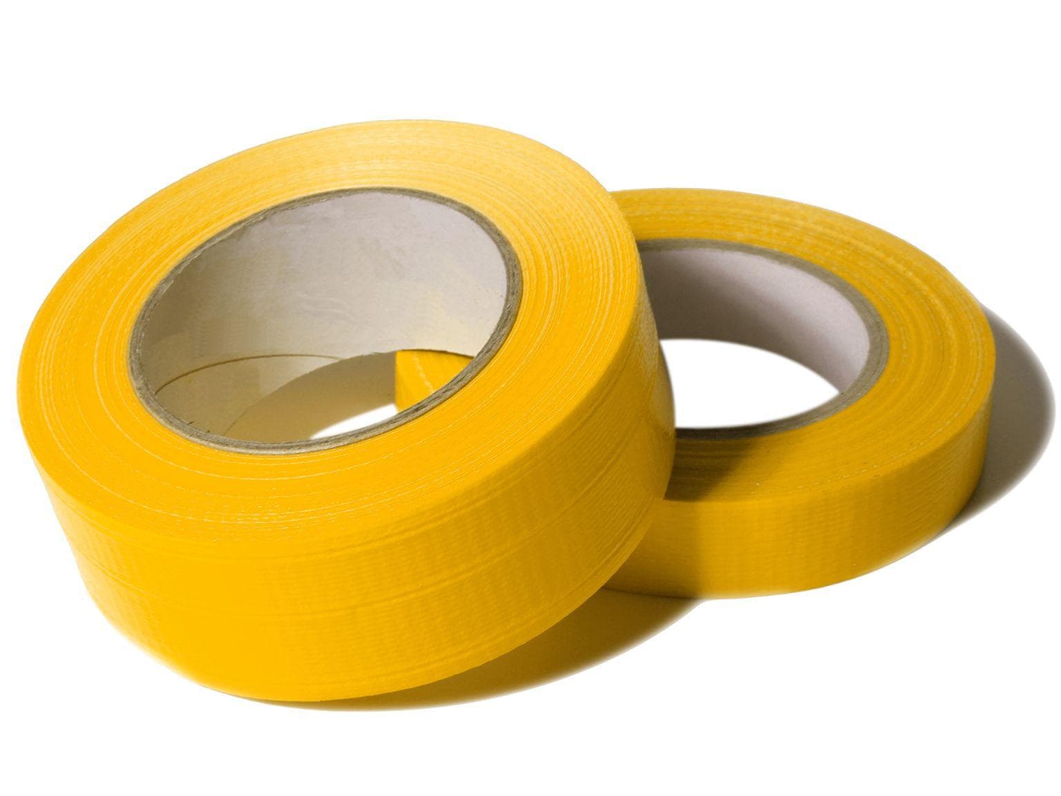 Ruban adhésif en tissu de béton PE 48 mm x 50 m, jaune, film support PE
