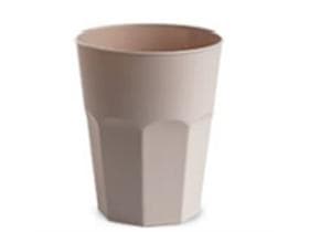 Trinkbecher aus Kunststoff, 2.5 dl Ø 85 mm, Höhe 94 mm, sand