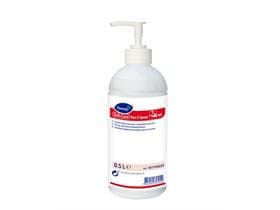 Spray désinfectant pour les mains Soft Care Des E flacon de 500 ml, contenant de l'alcool