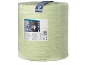 Rouleaux de chiffons de nettoyage Tork, système sol/mur W1, 36,9 cm x 340 m, vert, 3 plis