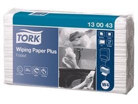 Chiffons de nettoyage Tork Advanced 420 Performance Hybrid blanc brillant, 2 plis, 200 feuilles,