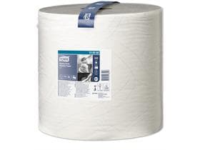 Rouleaux de chiffons de nettoyage Tork Advanced 430, TAD blanc brillant, 2 plis, 1000 feuilles, 37x34cm,