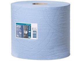 Rouleaux de chiffons de nettoyage Tork Advanced 440 Performance, TAD bleu, 3 plis, 350
