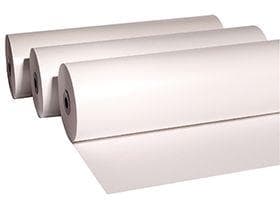 Rotoli per apparecchi Polycover bianco 45 gm2 10 cm, 420 lfm, avvolti in PE verso l'esterno
