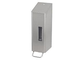 Distributore di sapone SanTral NSU 11 E/F per sapone schiumogeno da 1.200 ml, acciaio inossidabile