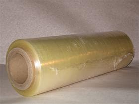 Pellicola trasparente PE, 45 cm x 1000 m, rotolo grande