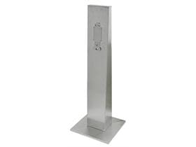 Colonne de désinfection ingo-man, AFP, L 400 x H 1430 x P 400 mm, acier inoxydable