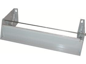 Distributore in metallo a 1 scomparto per rotoli da 30 cm per 1 rotolo di pellicola trasparente, ecc.