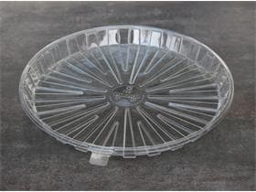 Kuchen- und Tortenplatte transparent rund Ø 310 mm - Höhe 20 mm (o.Deckel