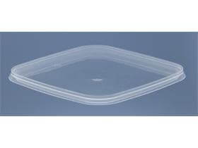 Couvercle transparent en PP, adapté au bol rectangulaire (réf. 201345)
