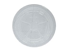 Couvercle plat en PET transparent, recyclable, adapté aux pots à glace 140 ml