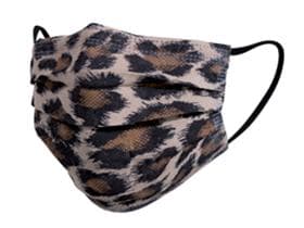Mascherine protettive a 3 strati, "Leopard", Tipo IIR, pile PP, elastici neri,