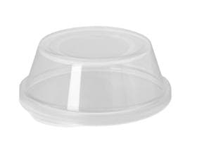Couvercle dôme, dépoli, couvercle en plastique Ø 100 mm