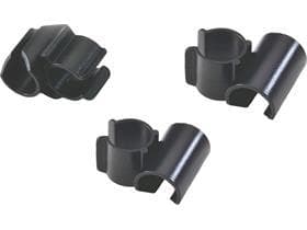 Portascopa nero per tubi Ø 25 mm
