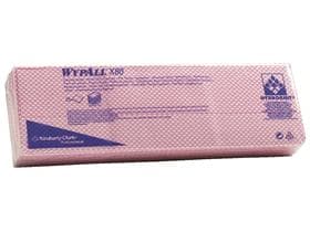 Chiffons de nettoyage Wypall X80 rouge 35 x 42 cm gaufré Interfold