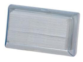 Falthandtuchspender transparent Mini für ca. 150 Handtücher, 180x93x290 mm