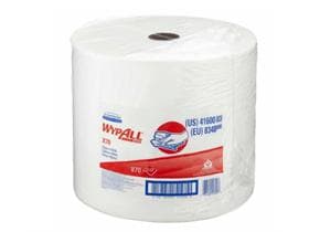 Rouleaux de chiffons de nettoyage Wypall X70 blancs 34 x 31,5 cm, par rouleau de 870 chiffons