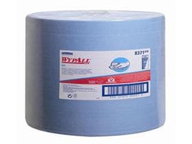 Rouleaux de chiffons de nettoyage Wypall X60 bleu clair 31 x 38 cm perforés gaufrés 500 chiffons