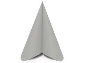 Servietten Airlaid, 40 x 40 cm, 1/4 Falz, grau