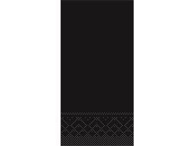 Servietten Tissue 3-lagig, 33 x 33 cm, 1/8 Falz, schwarz