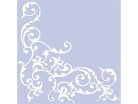 Servietten Airlaid, 40 x 40 cm, 1/4 Falz, "POMP" pastellblau