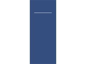Besteckserviette Airlaid, 40 x 33 cm, 1/8 Falz, blau